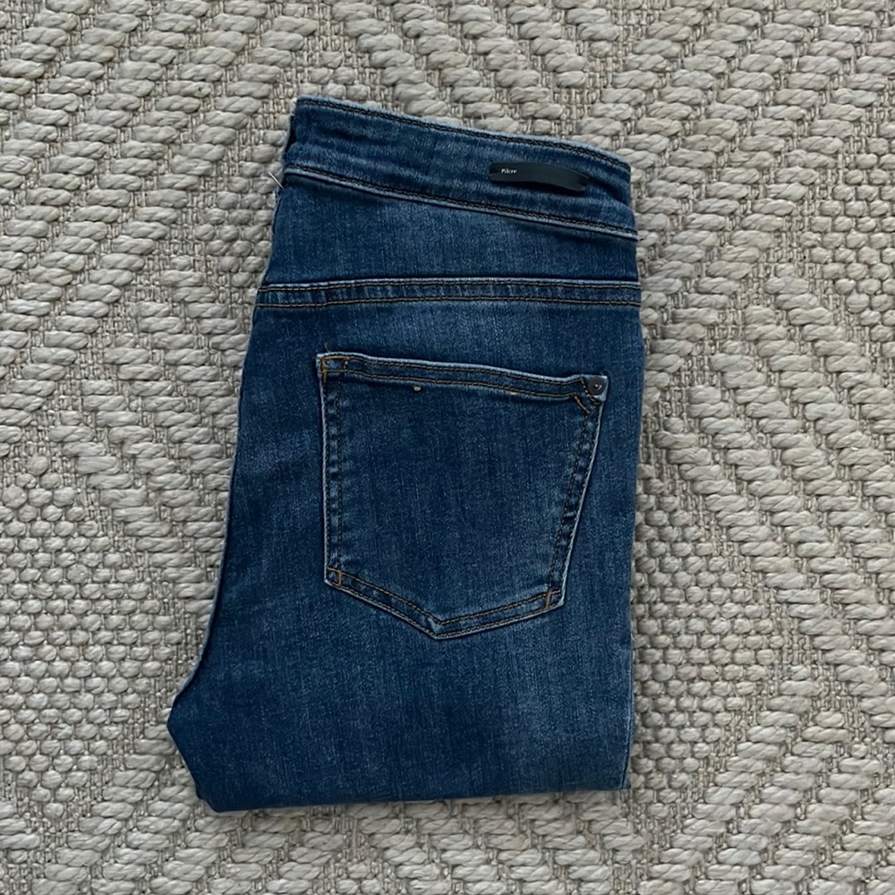 Pilcro and the Letterpress High-Rise Straight Leg Denim